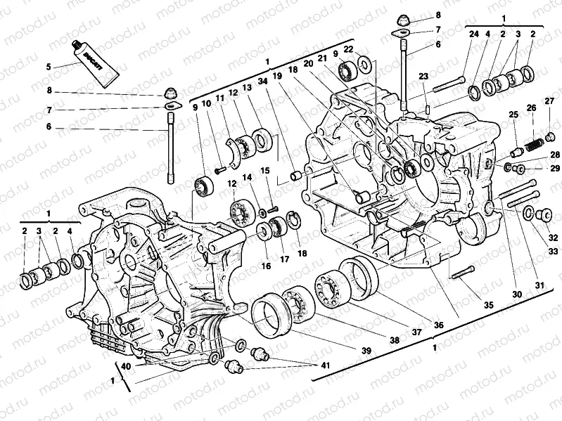 CRANKCASE » ENGINE CASE