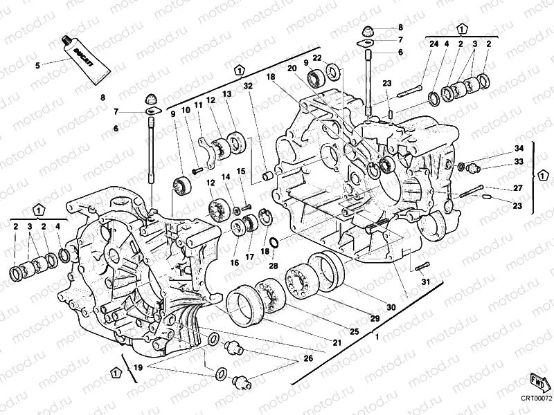 CRANKCASE » ENGINE CASE