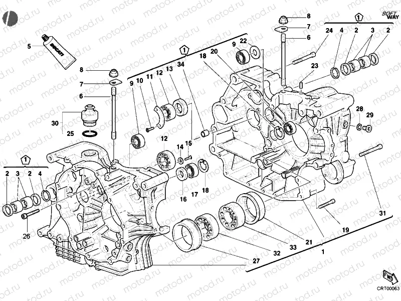 CRANKCASE » ENGINE CASE