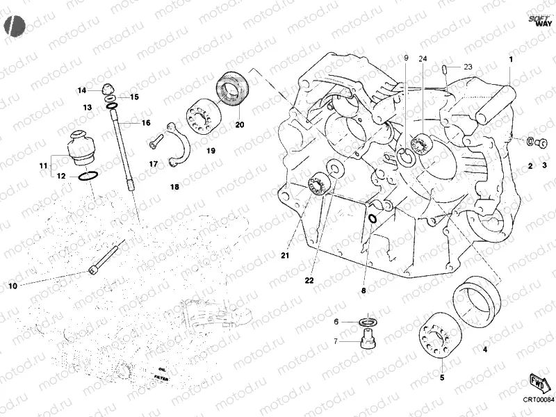 CRANKCASE » ENGINE CASE