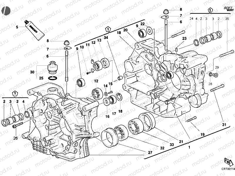 CRANKCASE » ENGINE CASE