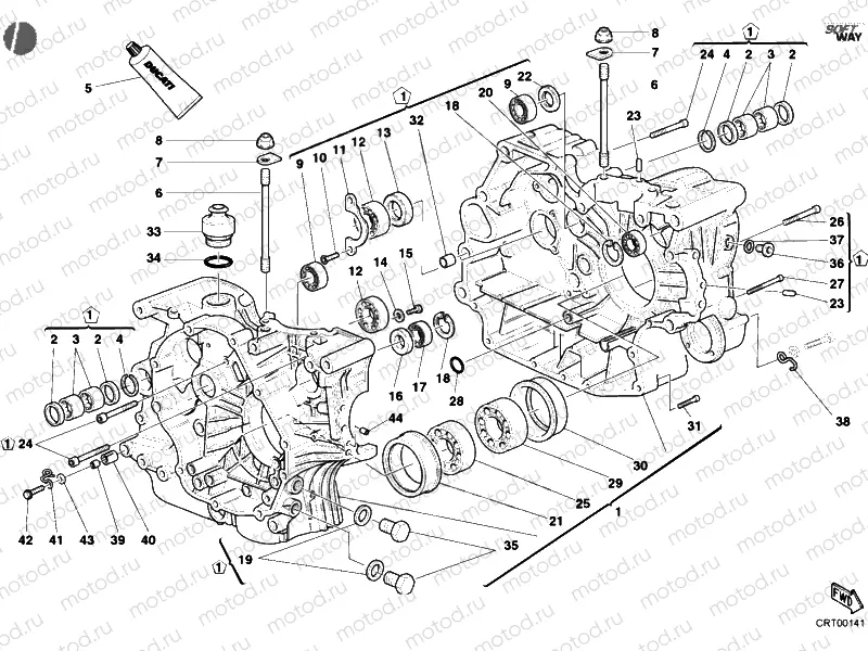 CRANKCASE » ENGINE CASE