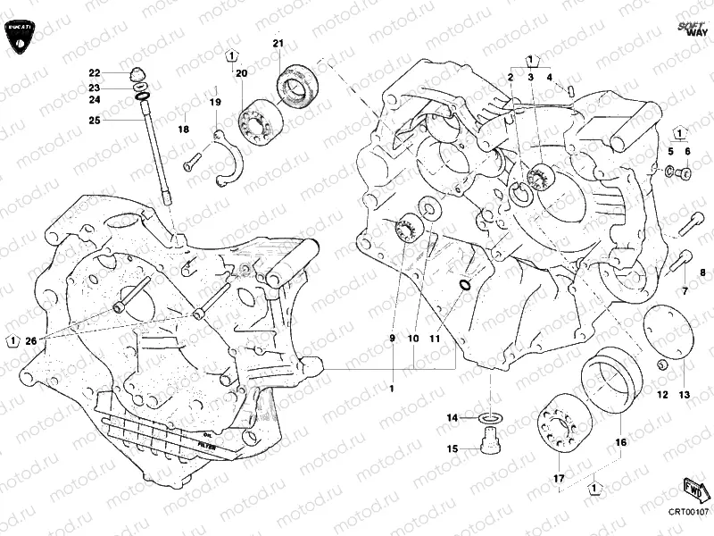 CRANKCASE » ENGINE CASE