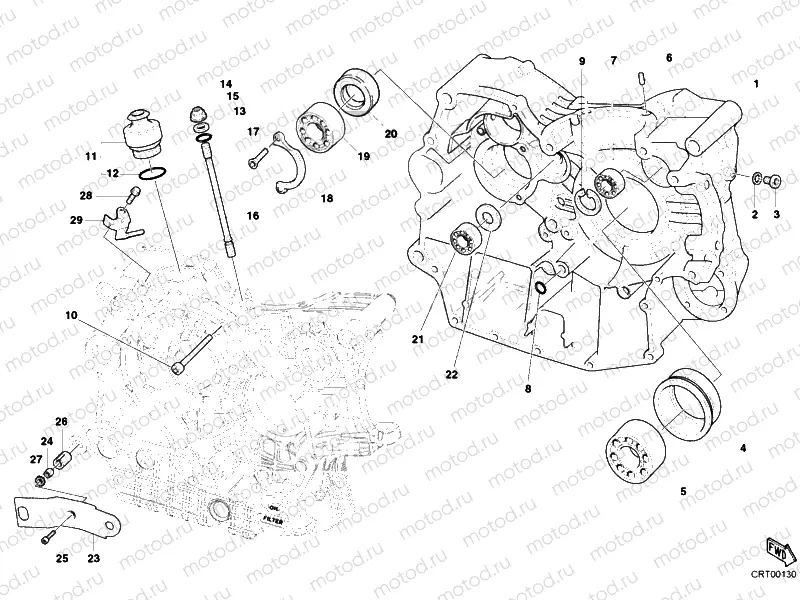 CRANKCASE » ENGINE CASE