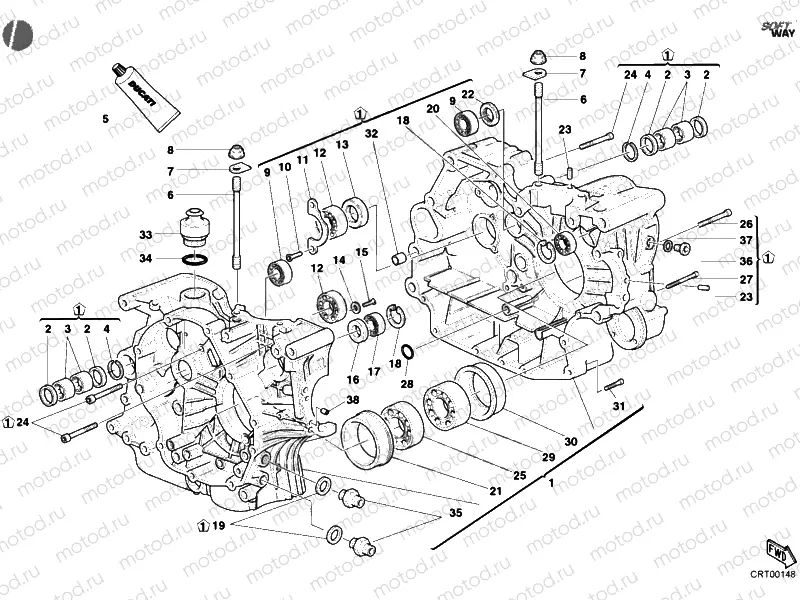 CRANKCASE » ENGINE CASE