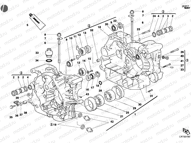 CRANKCASE » ENGINE CASE