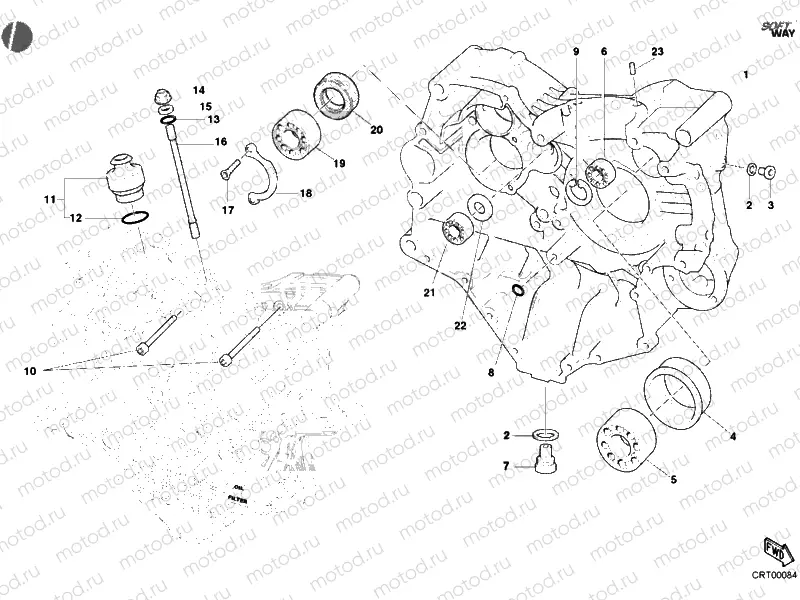 CRANKCASE » ENGINE CASE