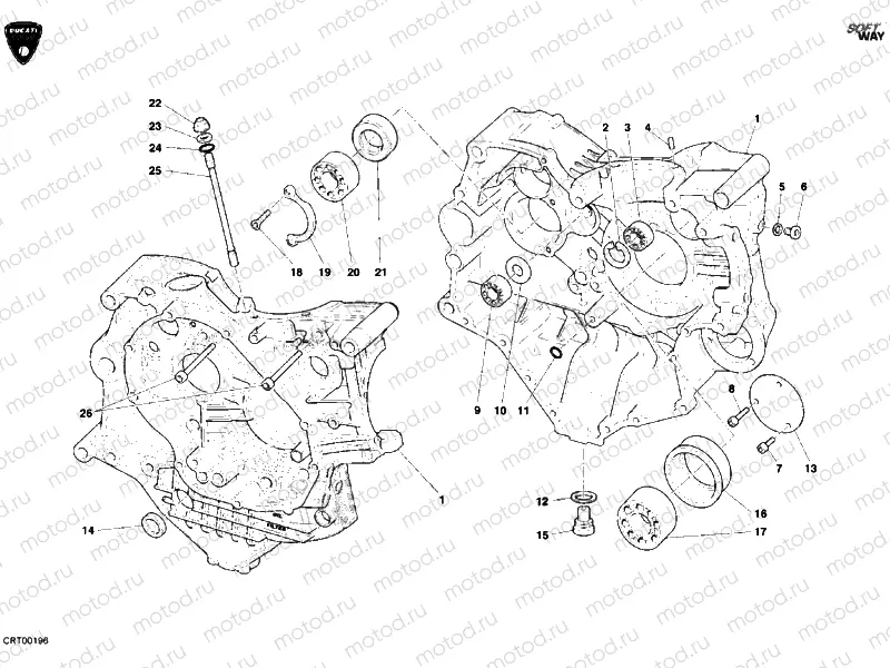 CRANKCASE » ENGINE CASE