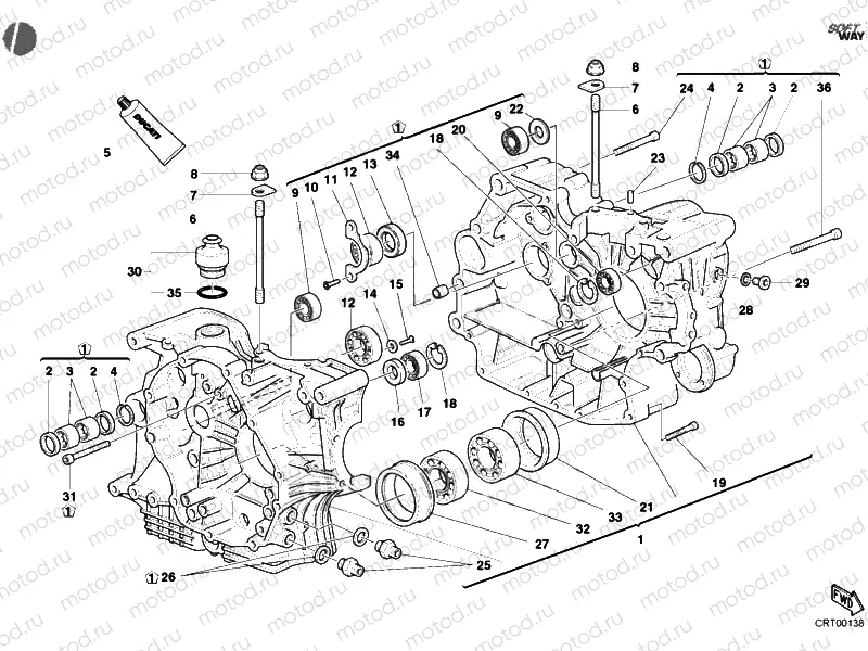CRANKCASE » ENGINE CASE