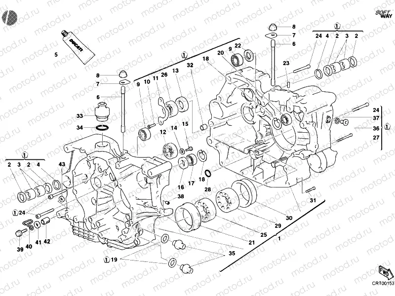 CRANKCASE » ENGINE CASE