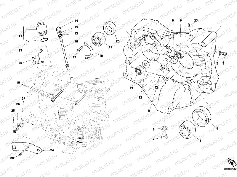 CRANKCASE » ENGINE CASE