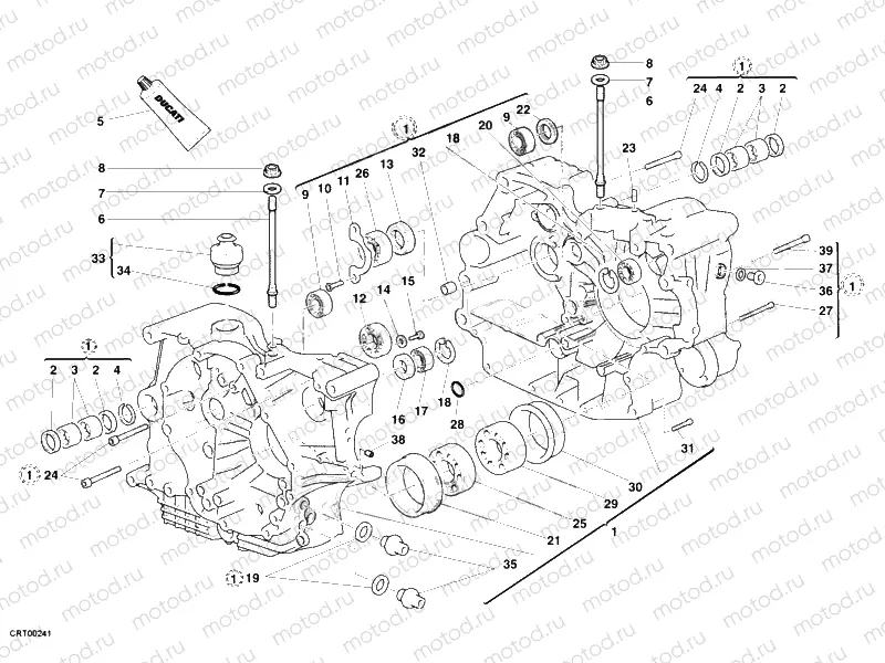 CRANKCASE » ENGINE CASE