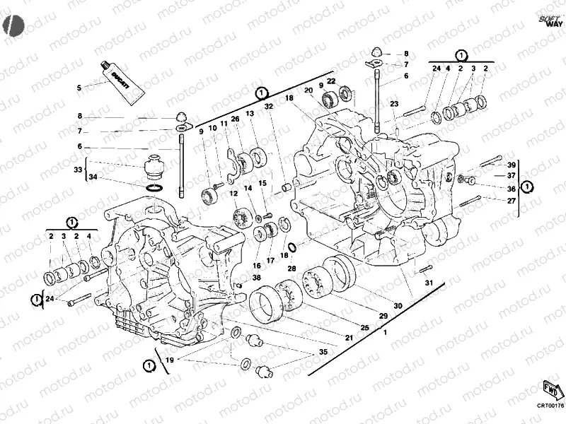 CRANKCASE » ENGINE CASE