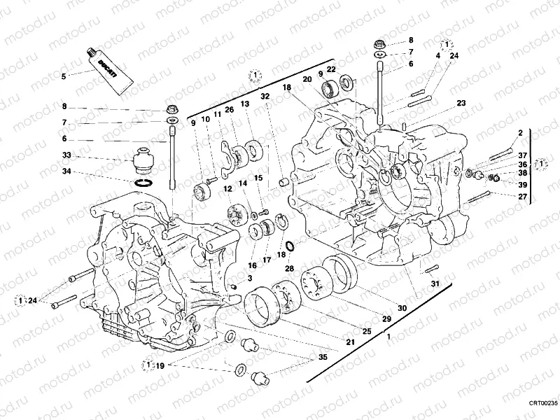 CRANKCASE » ENGINE CASE