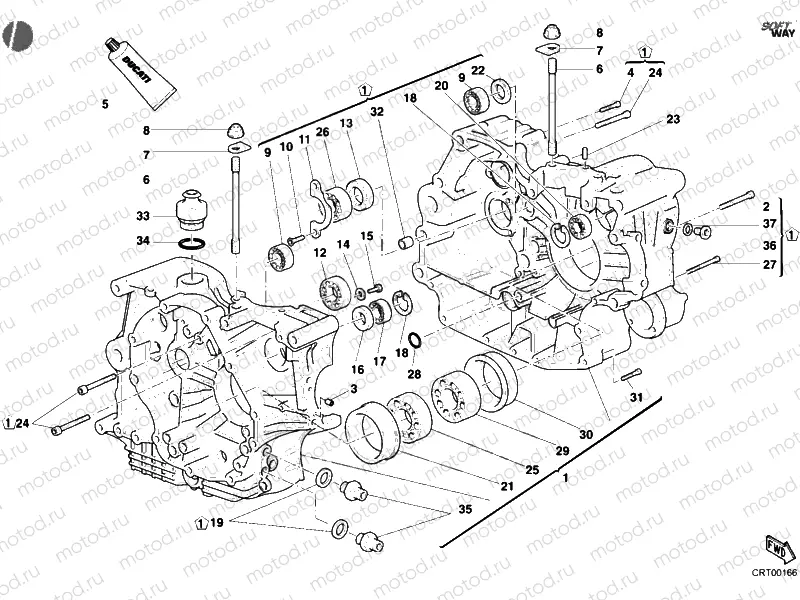 CRANKCASE » ENGINE CASE