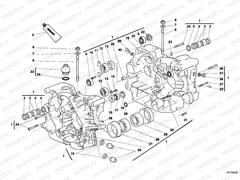 CRANKCASE » ENGINE CASE