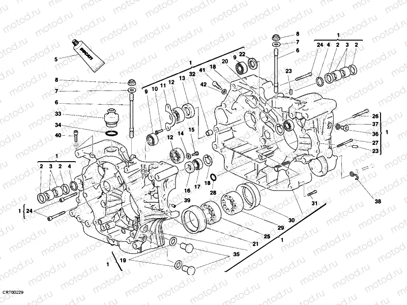 CRANKCASE » ENGINE CASE