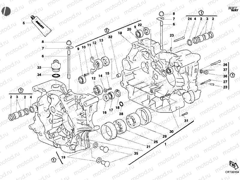 CRANKCASE » ENGINE CASE