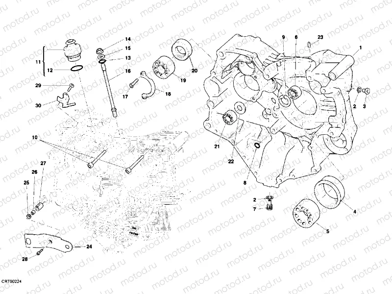 CRANKCASE » ENGINE CASE