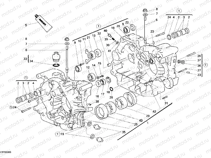 CRANKCASE » ENGINE CASE
