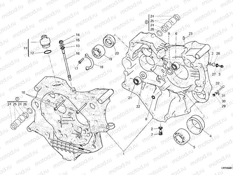 CRANKCASE » ENGINE CASE