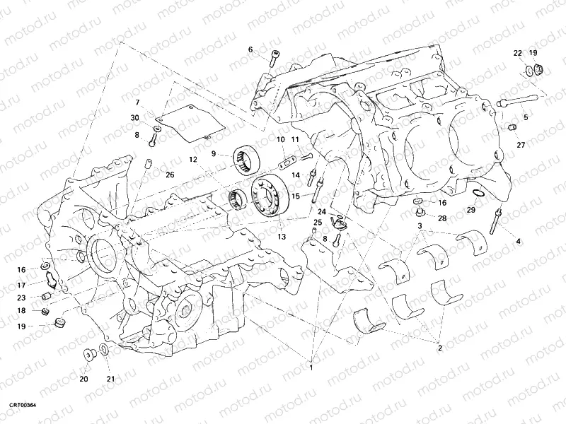 CRANKCASE » ENGINE CASE