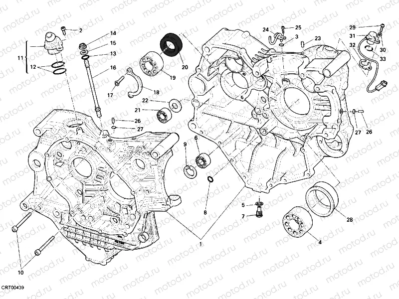 CRANKCASE » ENGINE CASE