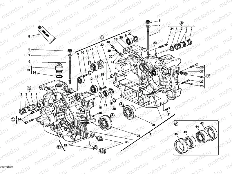CRANKCASE » ENGINE CASE