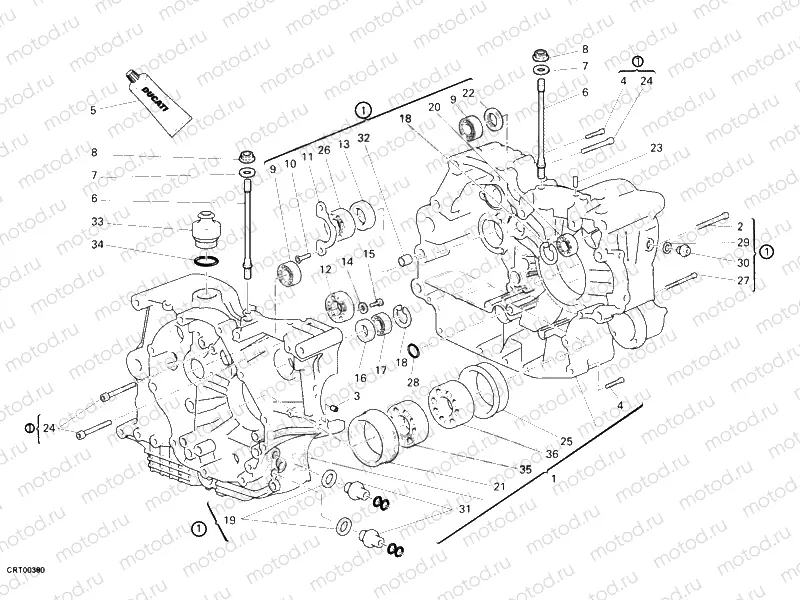 CRANKCASE » ENGINE CASE