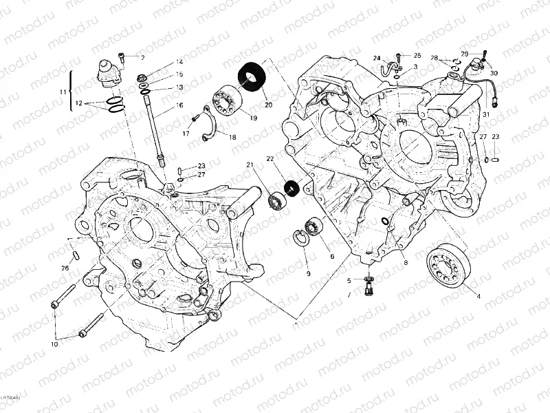 CRANKCASE » ENGINE CASE