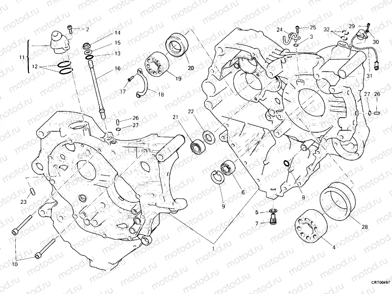 CRANKCASE » ENGINE CASE