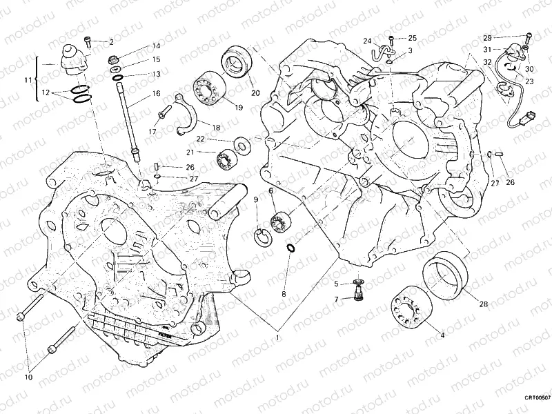 CRANKCASE » ENGINE CASE