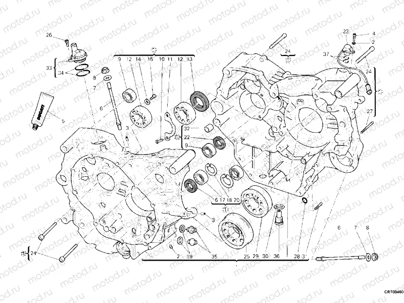 CRANKCASE » ENGINE CASE