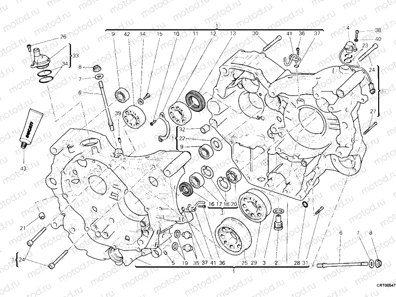 CRANKCASE » ENGINE CASE