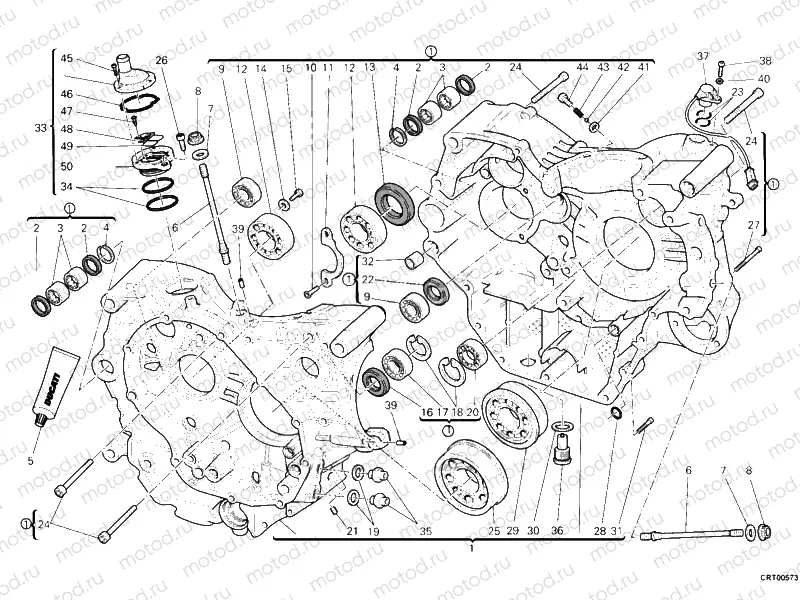 CRANKCASE » ENGINE CASE
