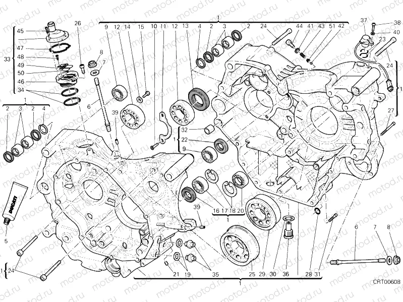 CRANKCASE » ENGINE CASE