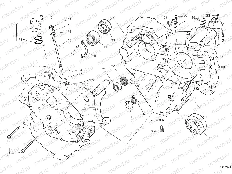CRANKCASE » ENGINE CASE