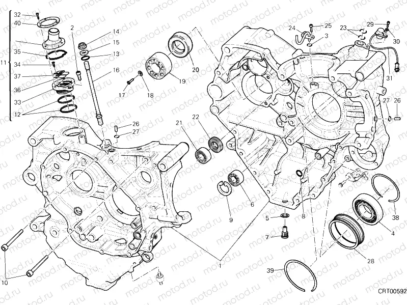 CRANKCASE » ENGINE CASE