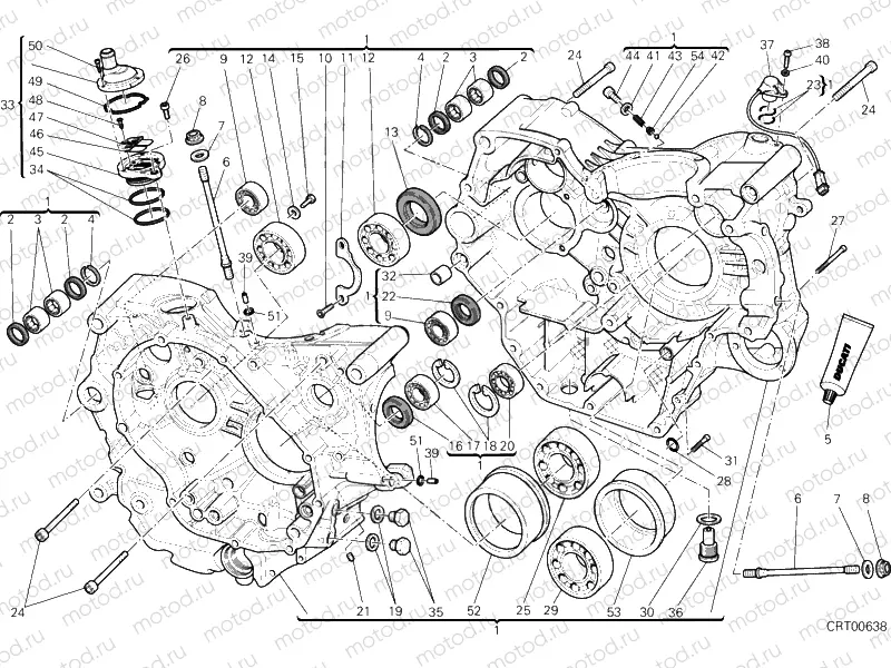 CRANKCASE » ENGINE CASE
