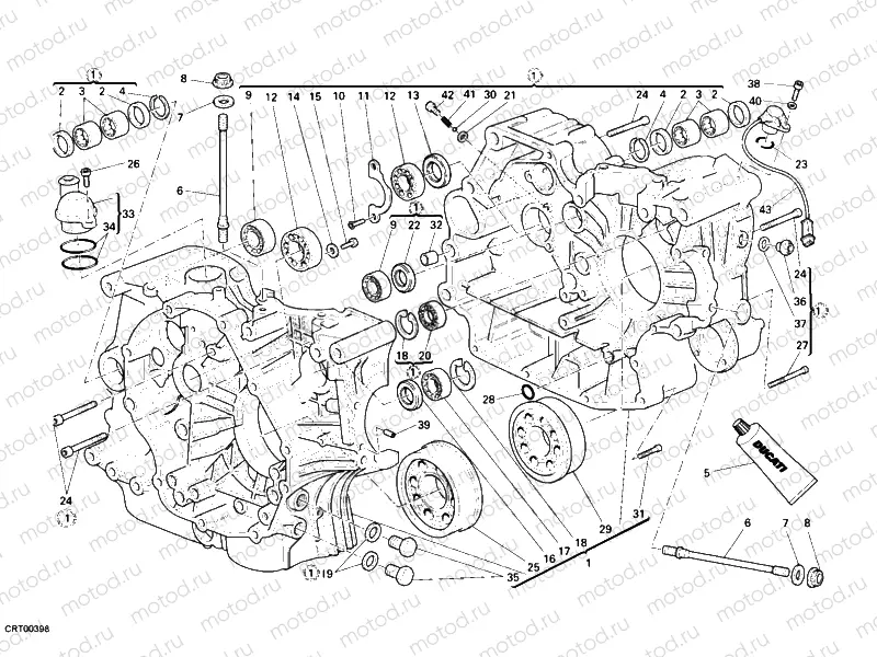 CRANKCASE » ENGINE CASE