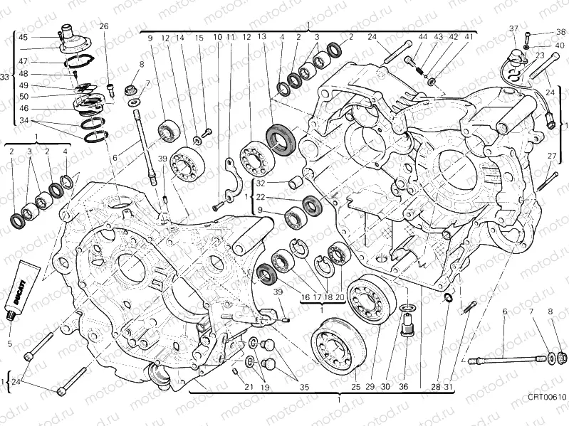 CRANKCASE » ENGINE CASE