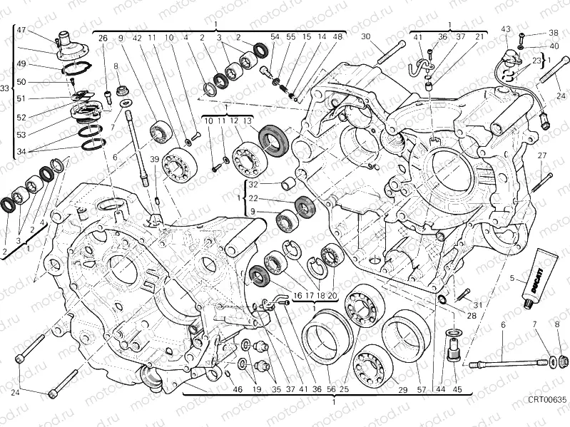 CRANKCASE » ENGINE CASE