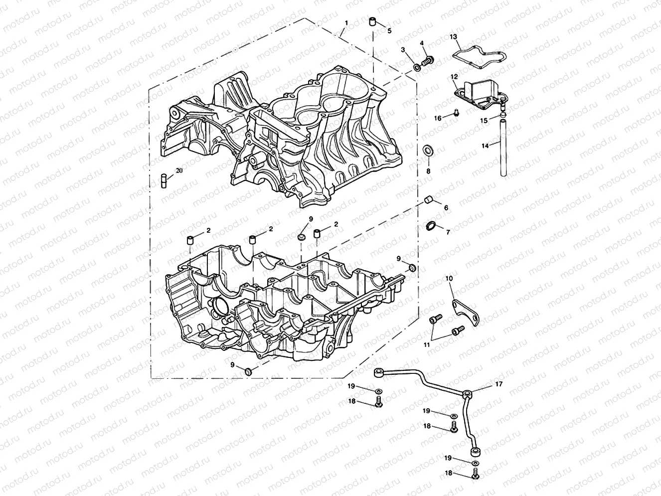 Crankcase & Fittings