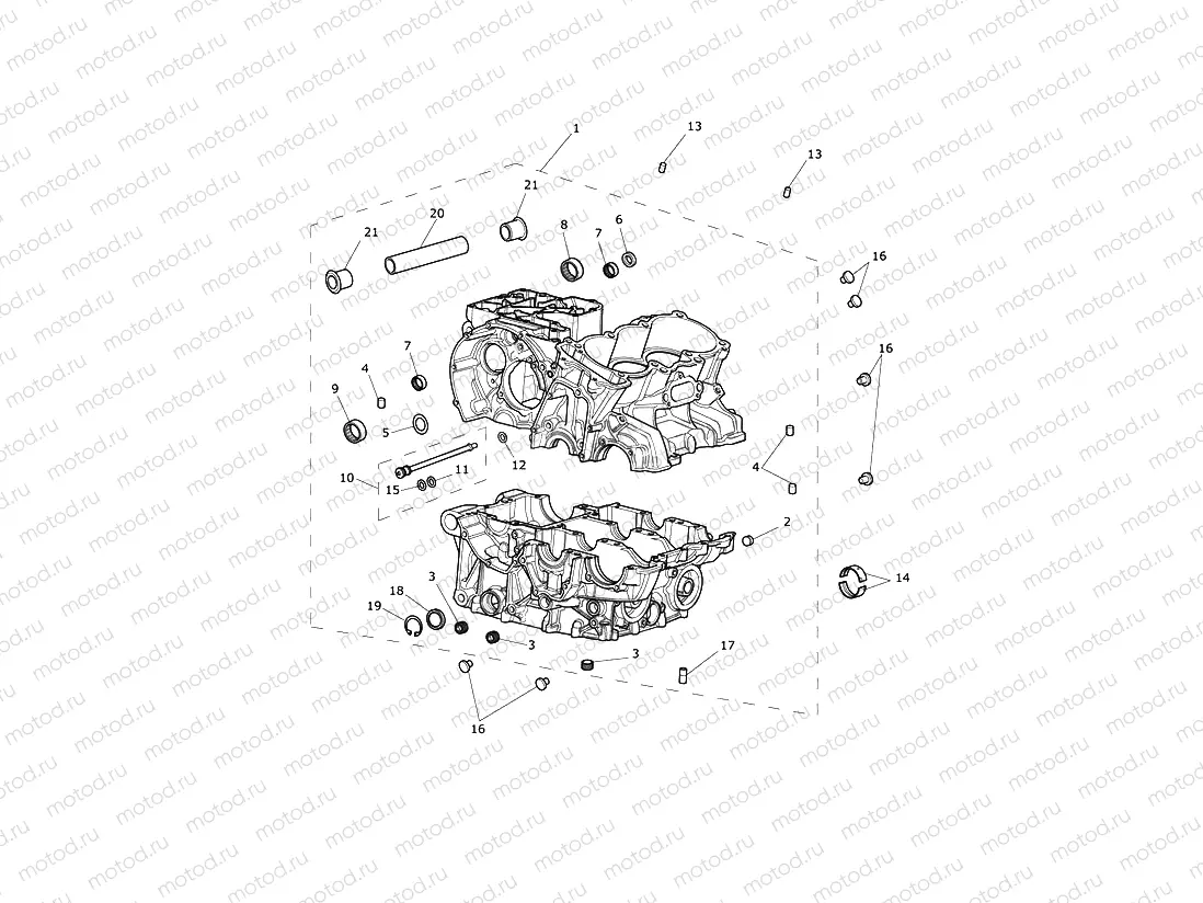 Crankcase & Fittings