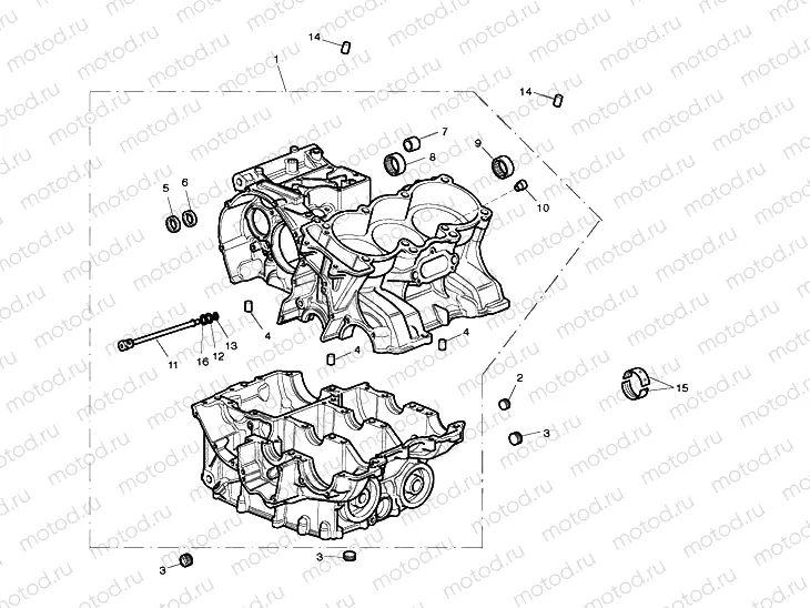 Crankcase & Fittings
