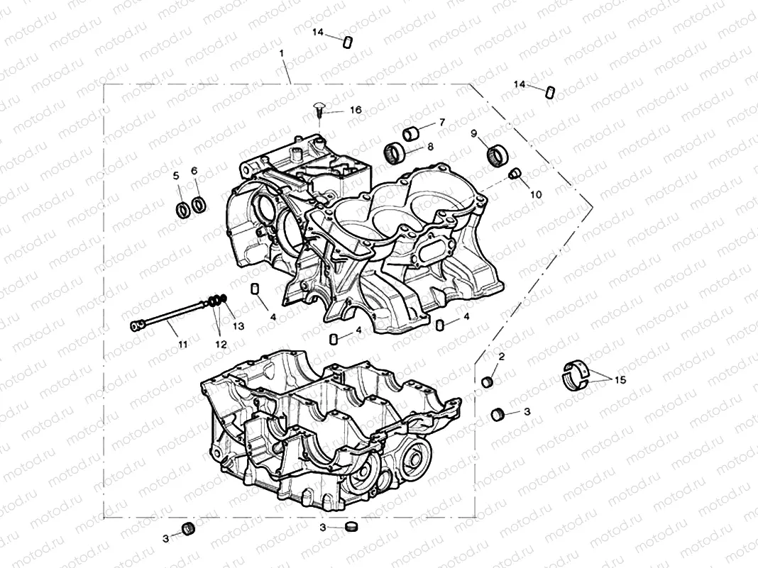 Crankcase & Fittings