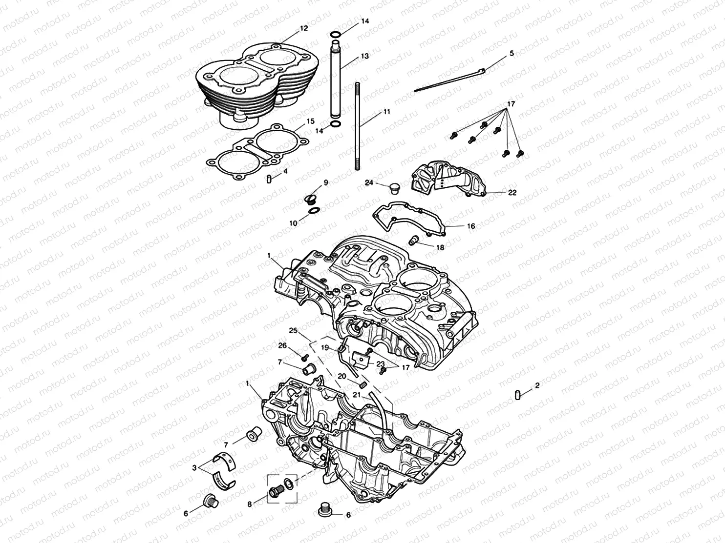 Crankcase & Fittings