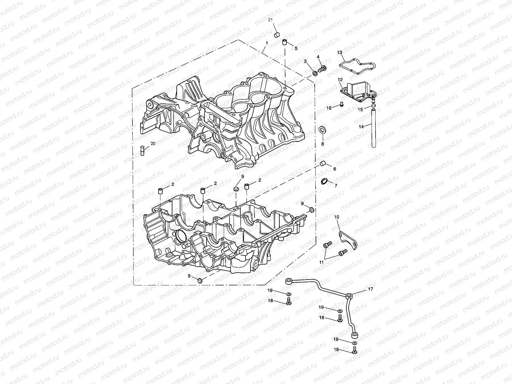 Crankcase & Fittings