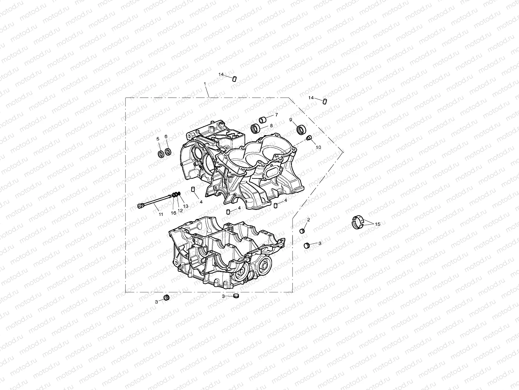 Crankcase & Fittings