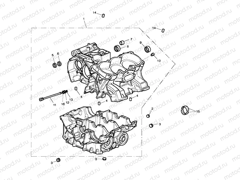 Crankcase & Fittings